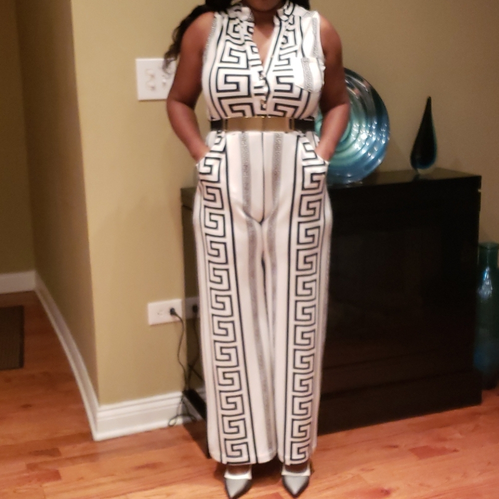 FAUX versace style one peice